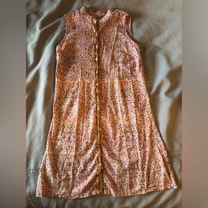 Fabindia Fall Cotton Tank Dress